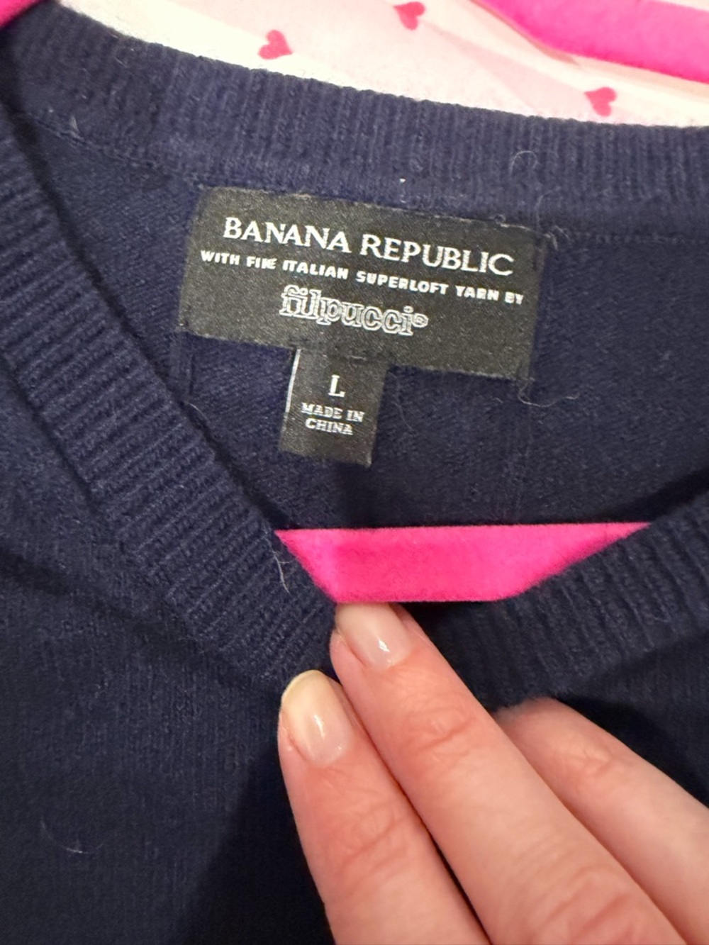 Banana Republic Navy Crewneck Sweater